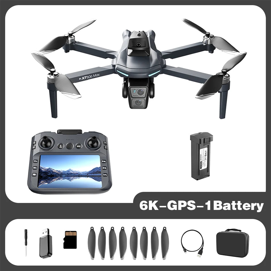 XIAOMI NEW XT606 GPS Drone 8K HD