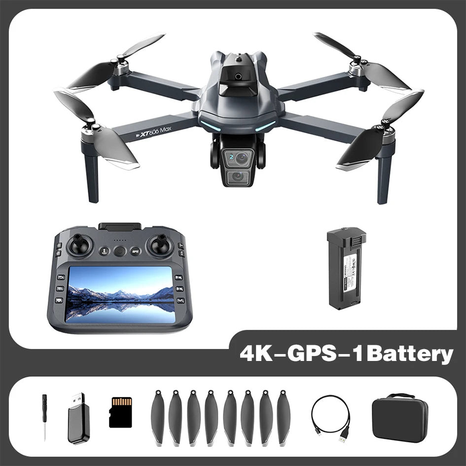 XIAOMI NEW XT606 GPS Drone 8K HD