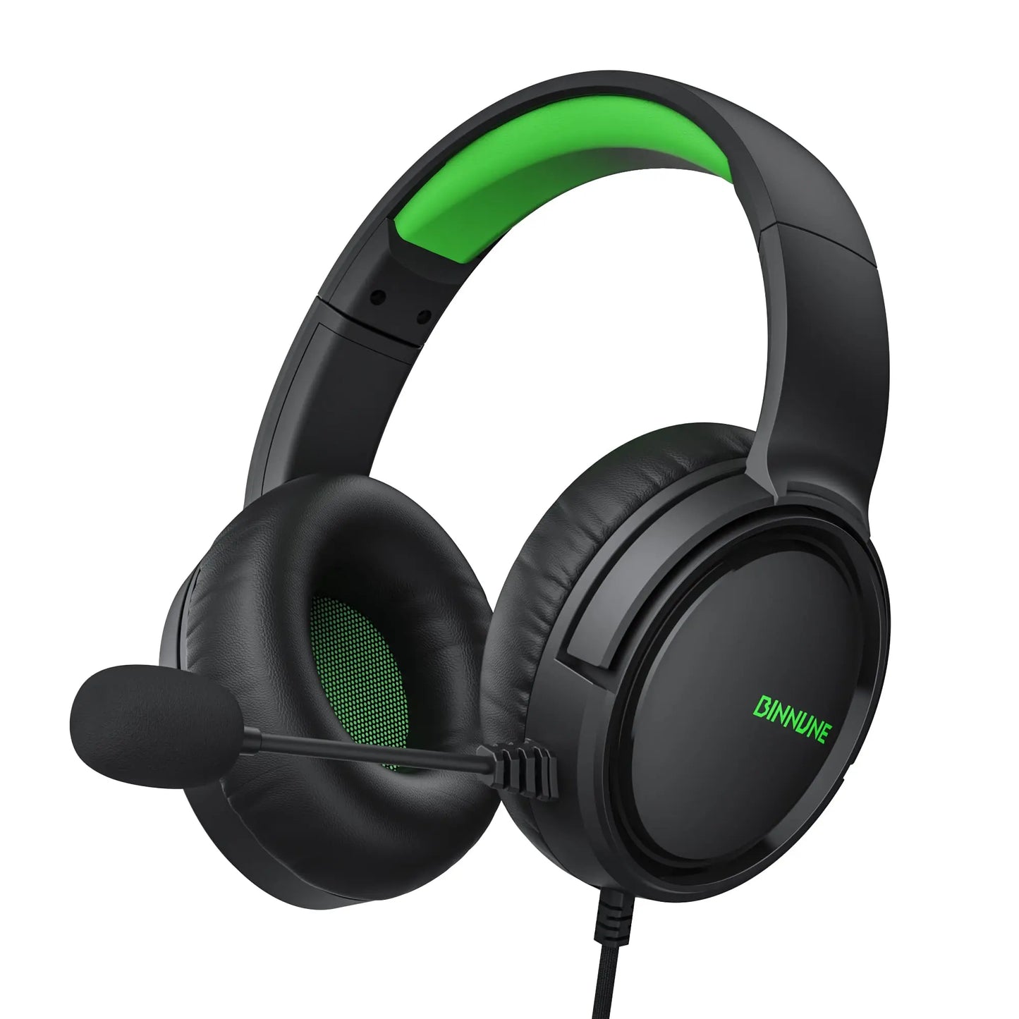 BINNUNE Gaming Headset with Mic for PS4 PS5 Xbox Series