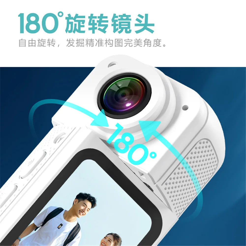Magnetic Thumb Camera S70 4K HD Wearable Sports Action Camera Long Battery Life Cycling Motorcycle Ideal Halloween Gift