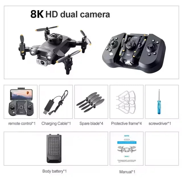 4DRC V30 Mini Drone with Camera HD 4K 1080P FPV RC Drones