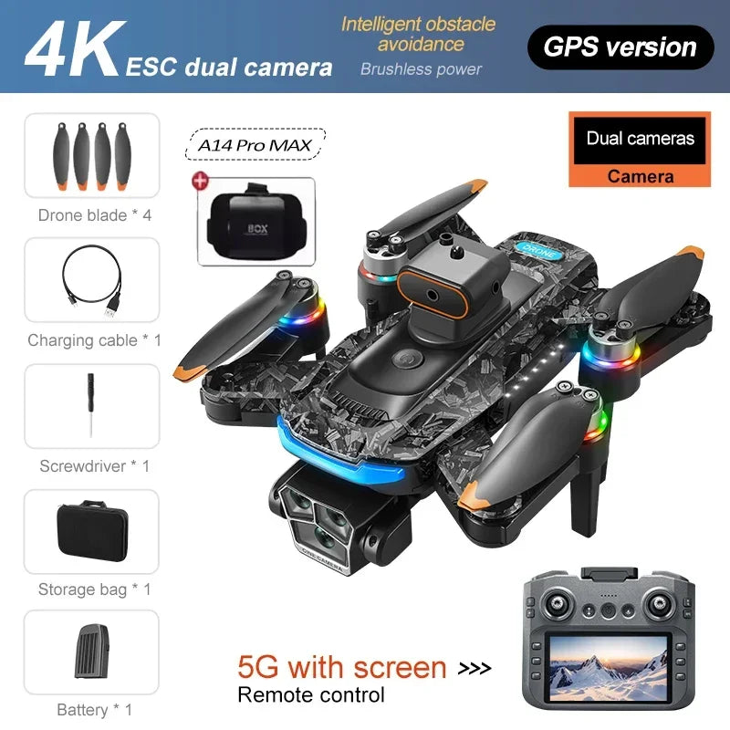 Xiaomi A14Pro Max Drone 8K HD Three Camera