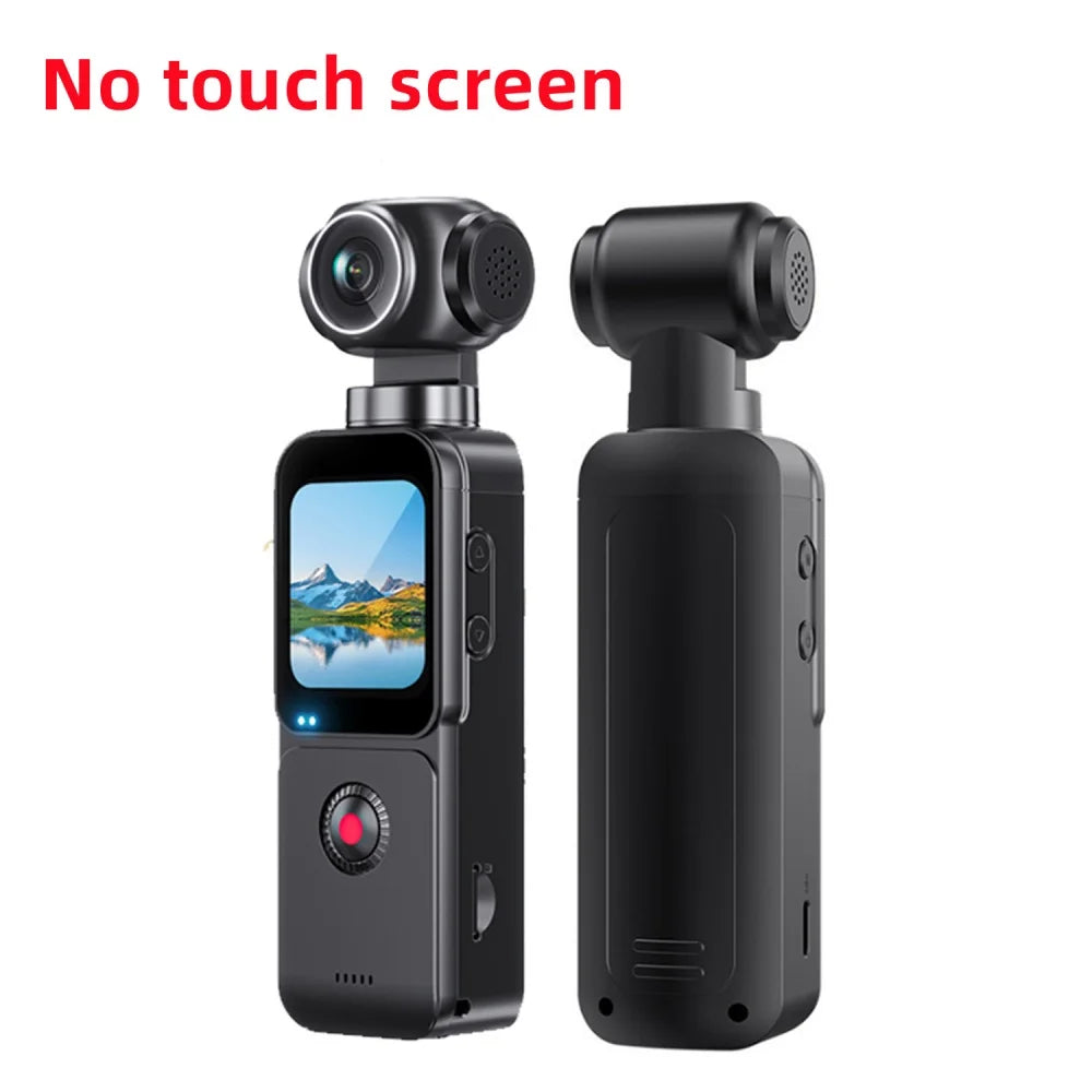 64MP 4K Action Cameras Anti-shake Sports Cam 270° Face Detect Auto Rotative