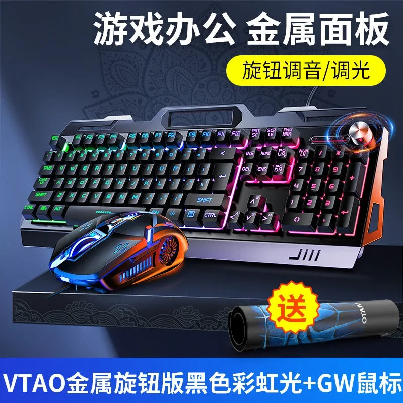 RGB Gamer Keyboard Gaming Keyboard and Mouse Headphone Gamer Kit