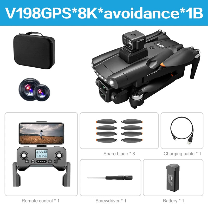 Xiaomi Mijia V198 MAX GPS Drone 8K
