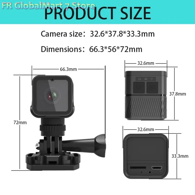 Mini Sport DV Action Camera HD 1080P Bike Motorcycle Helmet Camera Outdoor Video DVR Audio Recorder Dash Cam for Car Bicycle