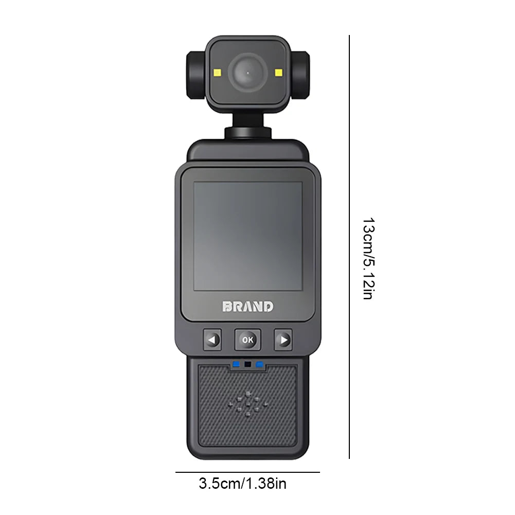 1080P WiFi Sports Wearable Camera 1.6-inch HD Display Travel Bicycle Driver Recorder 360°Rotatable Action Camera