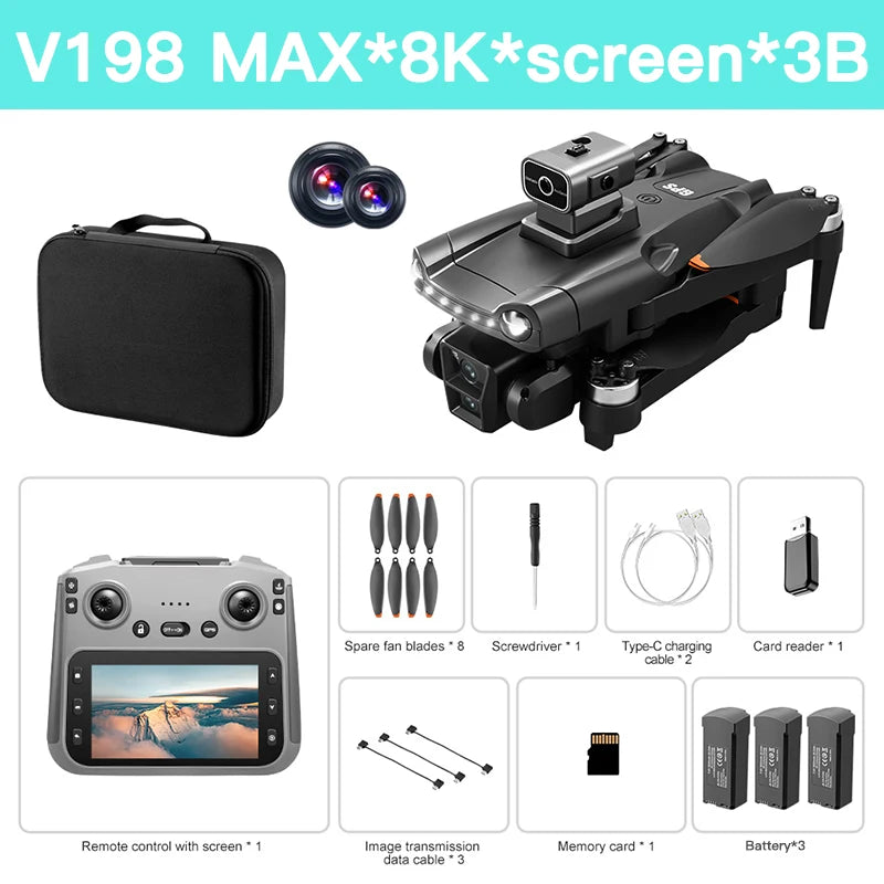 Xiaomi Mijia V198 MAX GPS Drone 8K