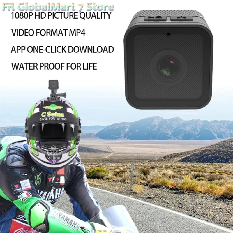 Mini Sport DV Action Camera HD 1080P Bike Motorcycle Helmet Camera Outdoor Video DVR Audio Recorder Dash Cam for Car Bicycle