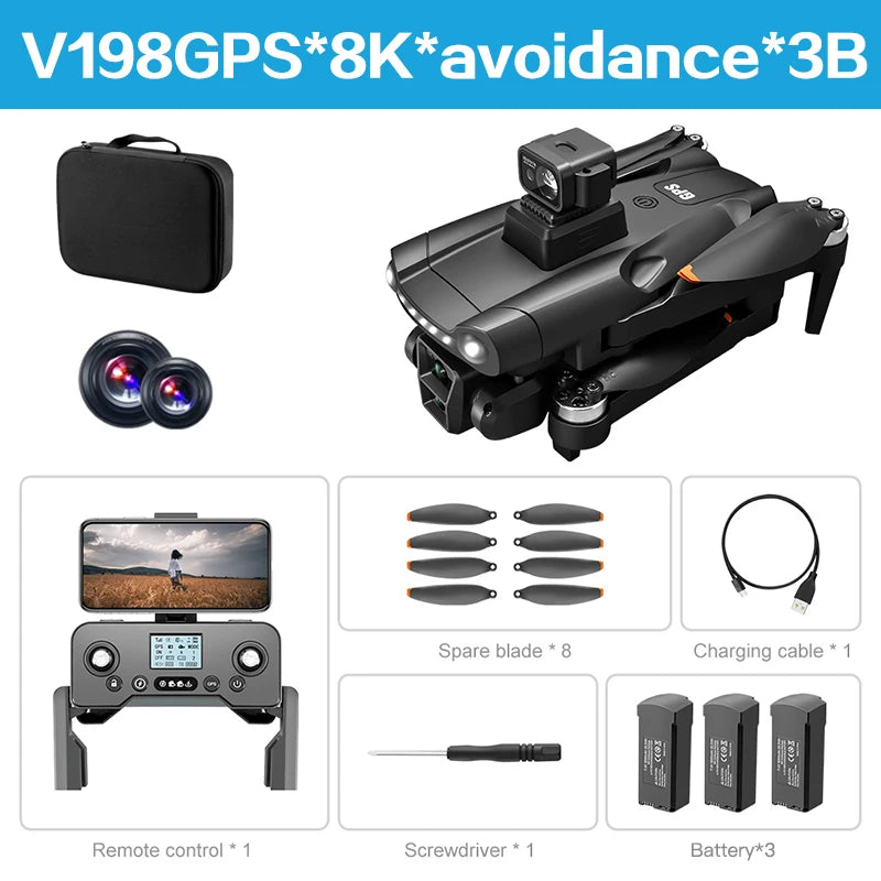 Xiaomi Mijia V198 MAX GPS Drone 8K
