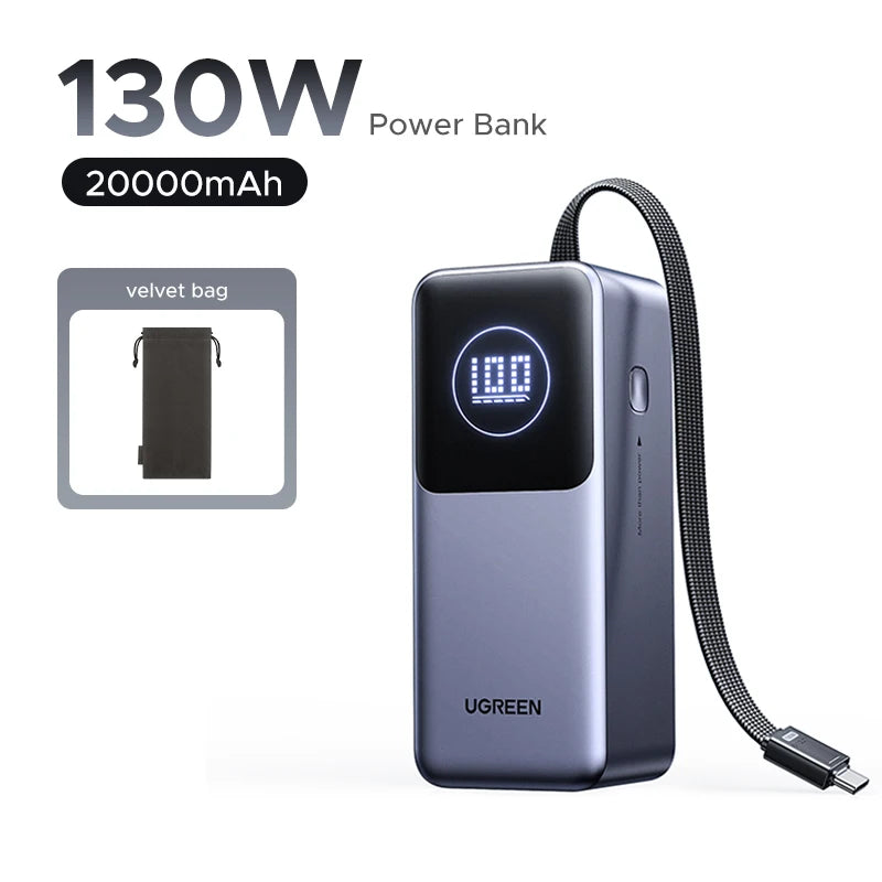 UGREEN Nexode Mini 100W 12000mAh Power Bank 20000mAh