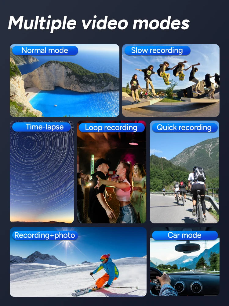 SJCAM SJ6 Pro 4K 60FPS Dual Screen Action Camera Waterproof Touch Screen Sport Cam WiFi Night Vision 6-Axis Gyro Stabilization