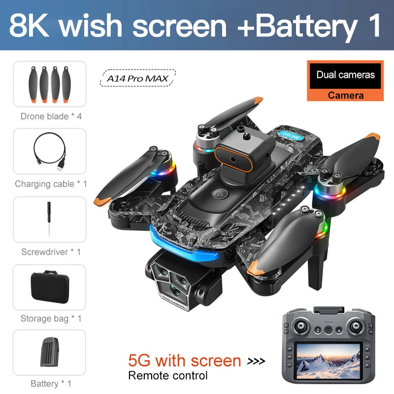 Lenovo A14Pro max GPS Brushless 8K three Camera