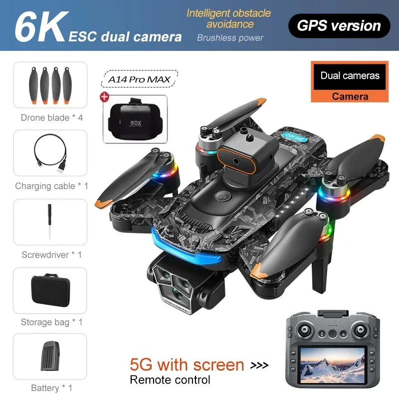 Xiaomi A14Pro Max Drone 8K HD Three Camera