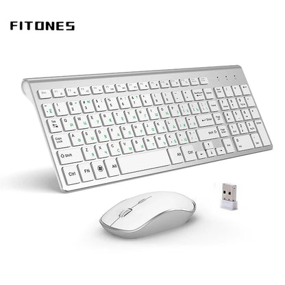 Russian version 2.4g wireless keyboard and mouse