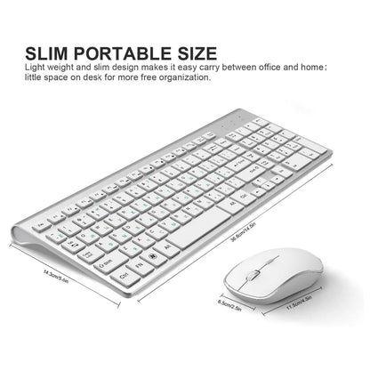 Russian version 2.4g wireless keyboard and mouse