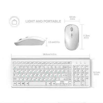 Russian version 2.4g wireless keyboard and mouse
