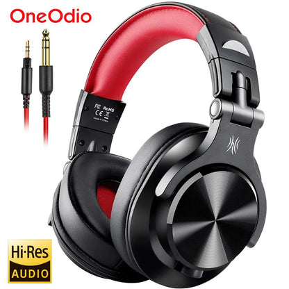 Oneodio A71 Wired Over Ear HiFi Headphones With Mic Studio DJ Headphone