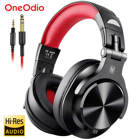 Oneodio A71 Wired Over Ear HiFi Headphones With Mic Studio DJ Headphone