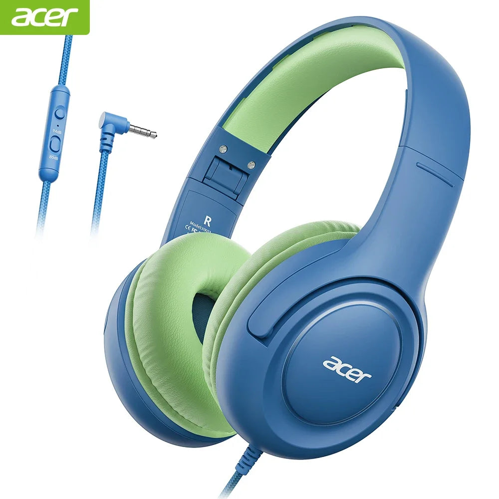 Acer HK03 Kids Wired Headphones for School 85/94dB Volume Limiter
