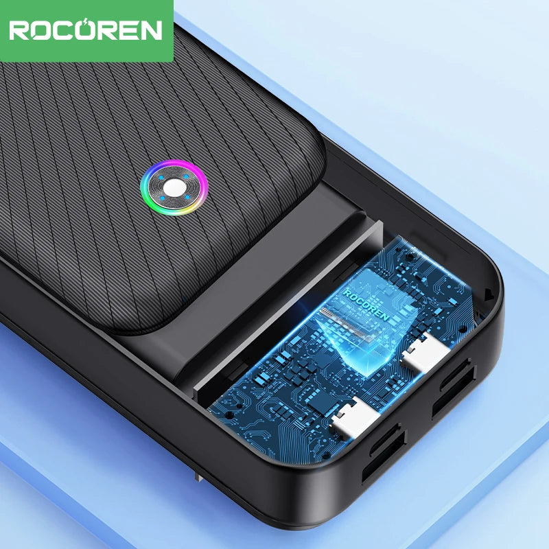 Rocoren 22.5W Power Bank 20000mAh QC PD 3.0 Fast Charge