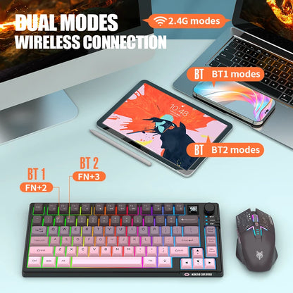 XUNSVFOX K920 Bluetooth Wireless Keyboard Mouse
