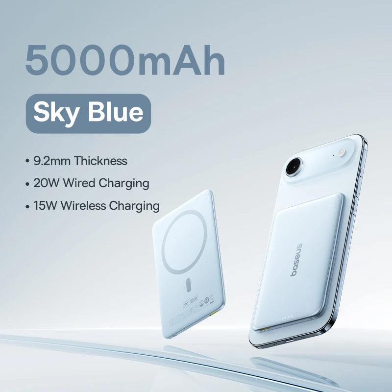 Baseus 5000mAh Magnetic Power Bank 15W Wireless