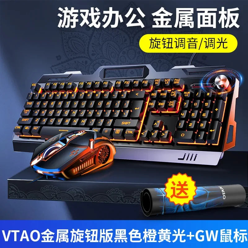 RGB Gamer Keyboard Gaming Keyboard and Mouse Headphone Gamer Kit