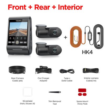 VIOFO A229 PLUS Car Dvr 2K HDR Video Recorder