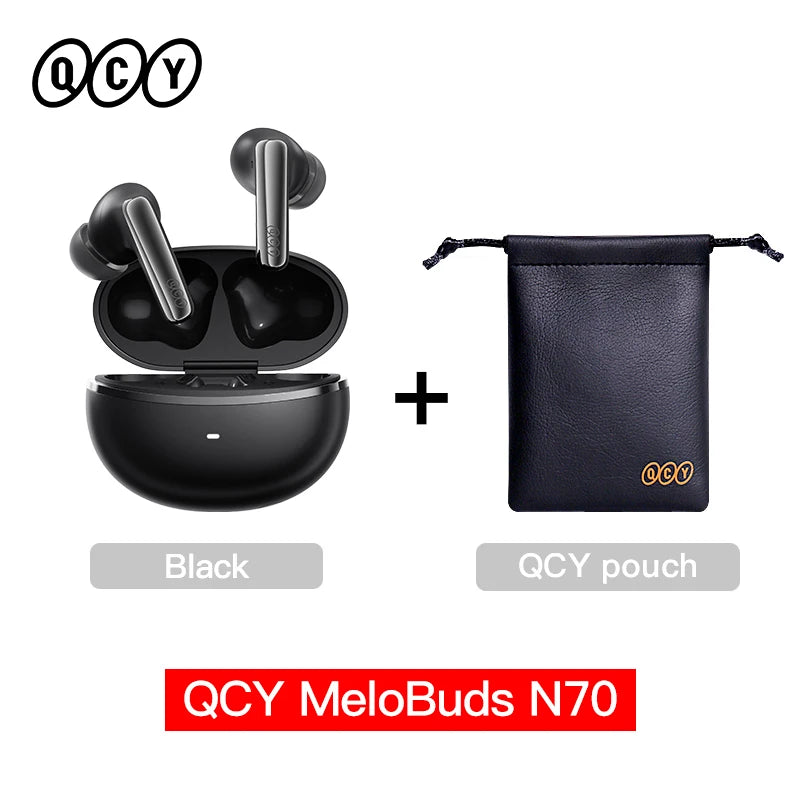 QCY MeloBuds N70 Adaptive ANC Wireless Earbuds Bluetooth