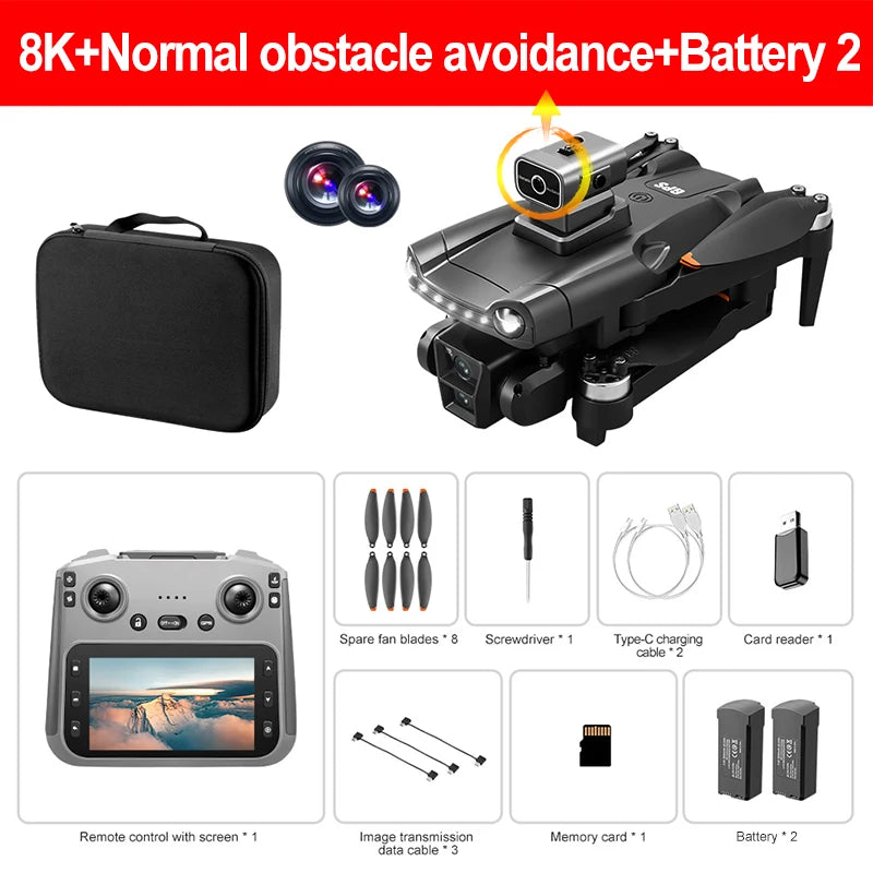 Lenovo V198MAX Drone 8K Profesional FPV Brushless