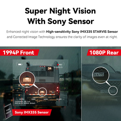 DDPAI Z40 Dash Cam Car Camera Recorder Sony