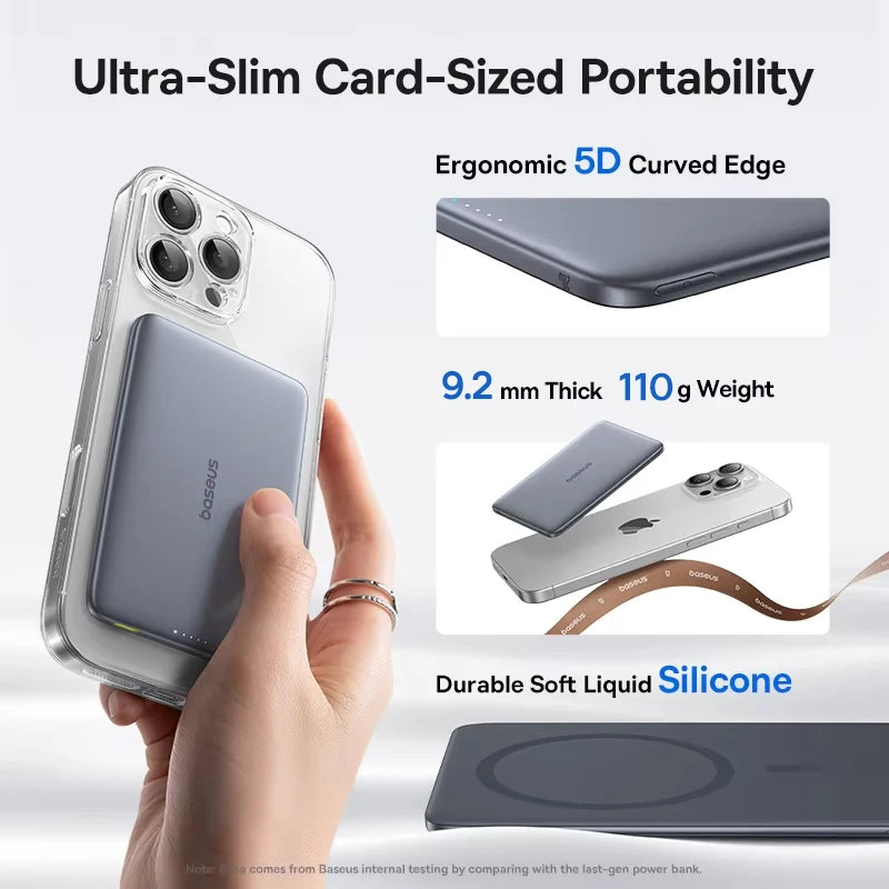 Baseus 5000mAh Magnetic Power Bank 15W Wireless