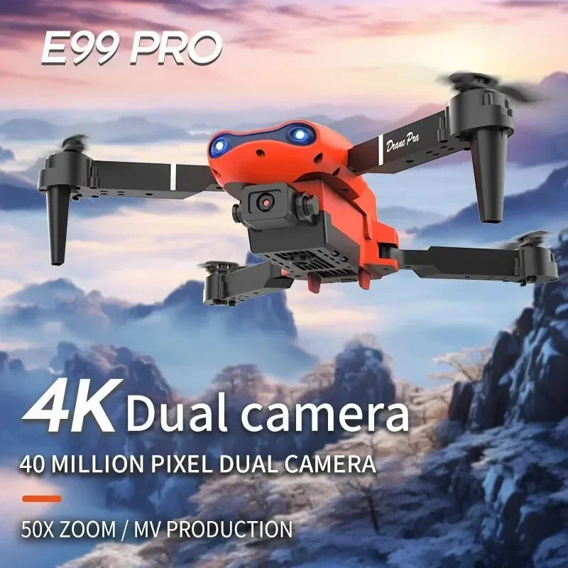 2024 E99Pro RC Drone 4K Professinal With 1080P Wide Angle