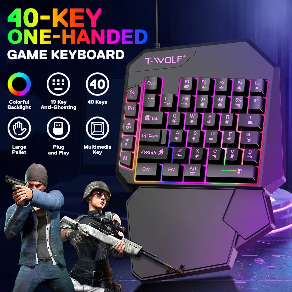 Kit Mobilador Gamer Kit Gaming Keyboard Mouse Mobile Games Converter 3 In 1 Combo