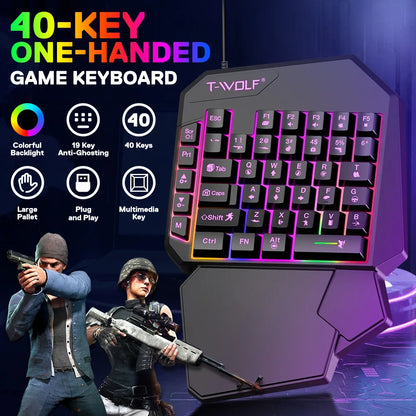 Kit Mobilador Gamer Kit Gaming Keyboard Mouse Mobile Games Converter 3 In 1 Combo
