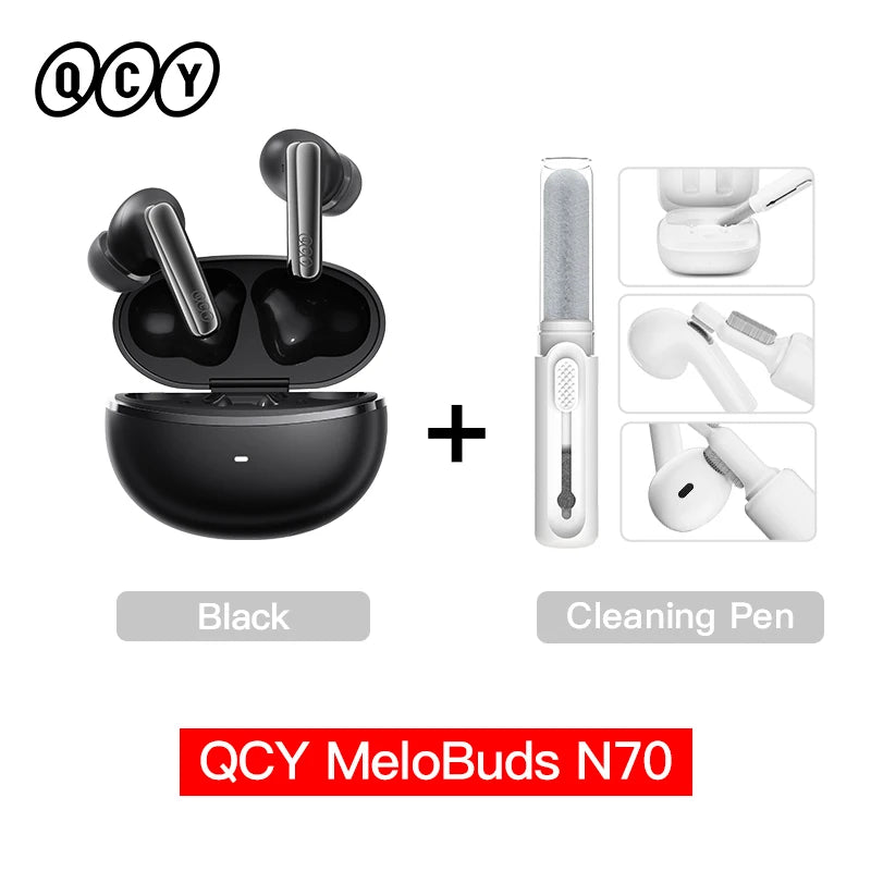 QCY MeloBuds N70 Adaptive ANC Wireless Earbuds Bluetooth