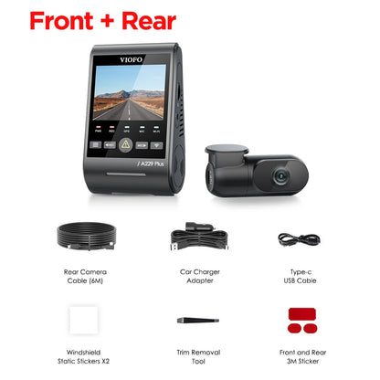 VIOFO A229 PLUS Car Dvr 2K HDR Video Recorder