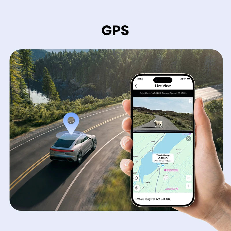 DDPAI Dash Cam Z50 Pro 4K Car DVR Night Vision