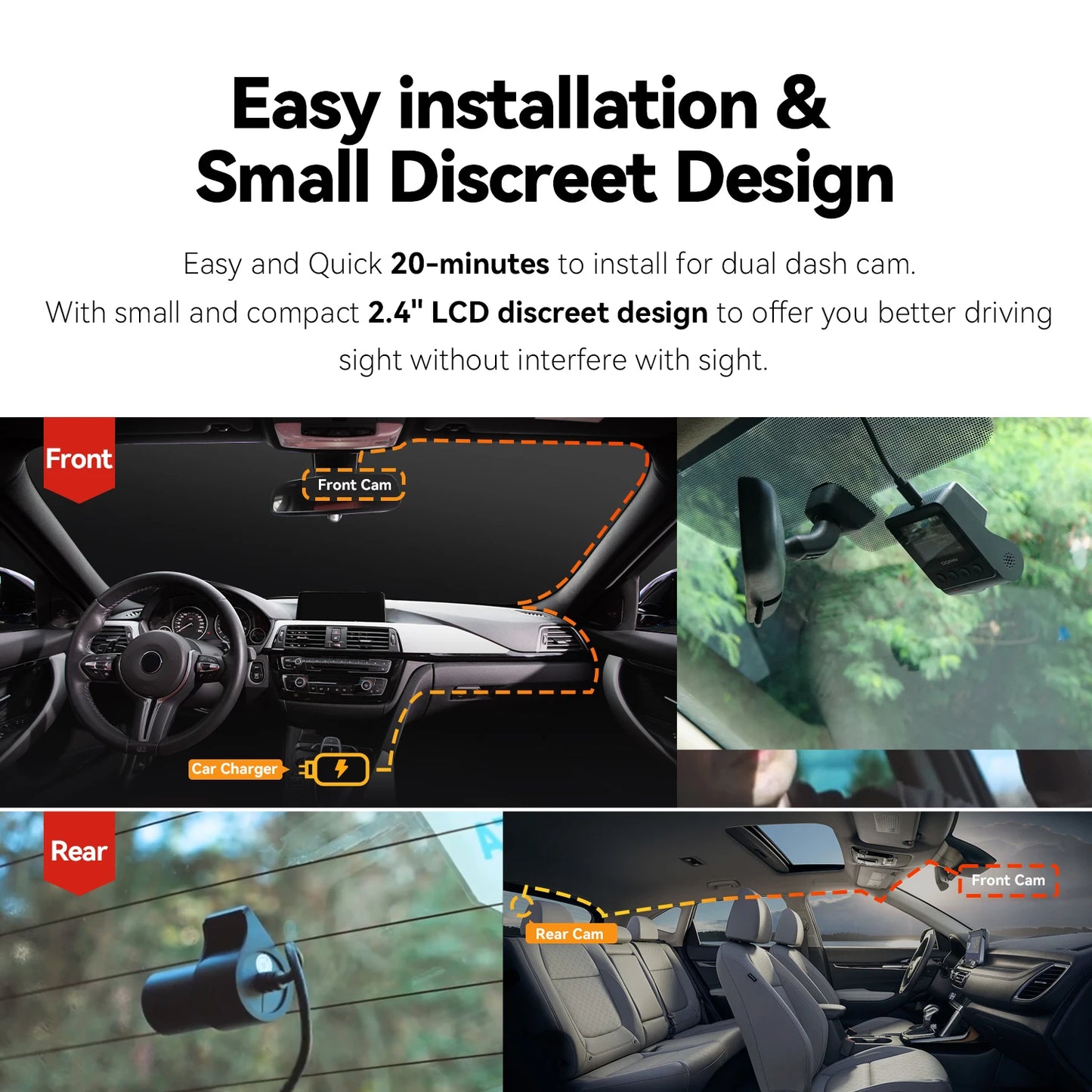 DDPAI Z40 Dash Cam Car Camera Recorder Sony
