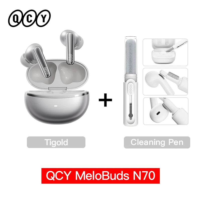 QCY MeloBuds N70 Adaptive ANC Wireless Earbuds Bluetooth