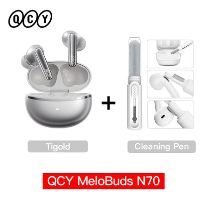 QCY MeloBuds N70 Adaptive ANC Wireless Earbuds Bluetooth