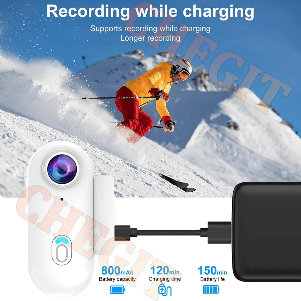 4K WiFi HD POV Magnetic Mini Action Camera Wireless