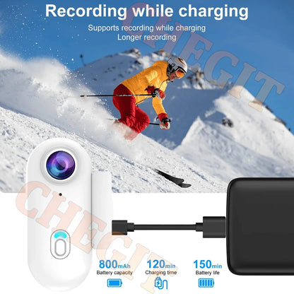 4K WiFi HD POV Magnetic Mini Action Camera Wireless