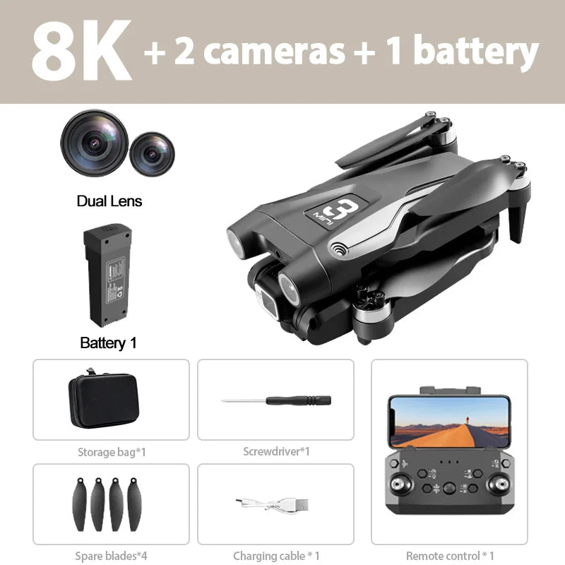 Lenovo Z908 Pro /MAX 4K Drone Professional 8K GPS Drone