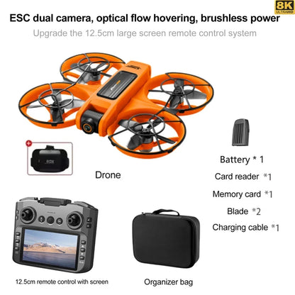 S156 Drone GPS 8K Professional HD 360° Dual Camera Screen
