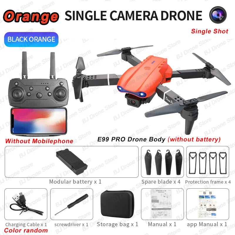 2024 E99Pro RC Drone 4K Professinal With 1080P Wide Angle