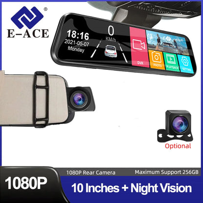 A20P10 Inch 1080P Night vision CarDvr Camera Touch Screen