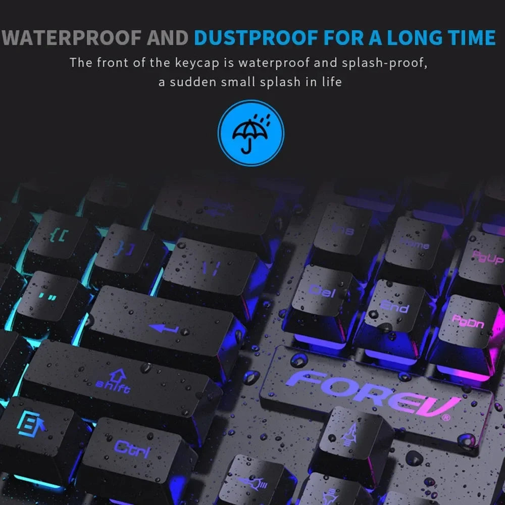 104 key Backlit Mechanical Keyboard Wired Gaming Keyboard waterproof