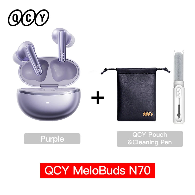 QCY MeloBuds N70 Adaptive ANC Wireless Earbuds Bluetooth